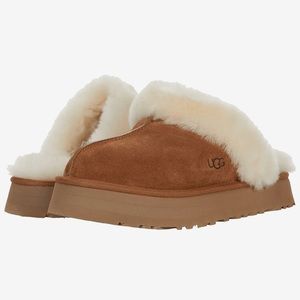 Women's UGG Disquette Slippers Chestnut Size 9 Brand New With Box
